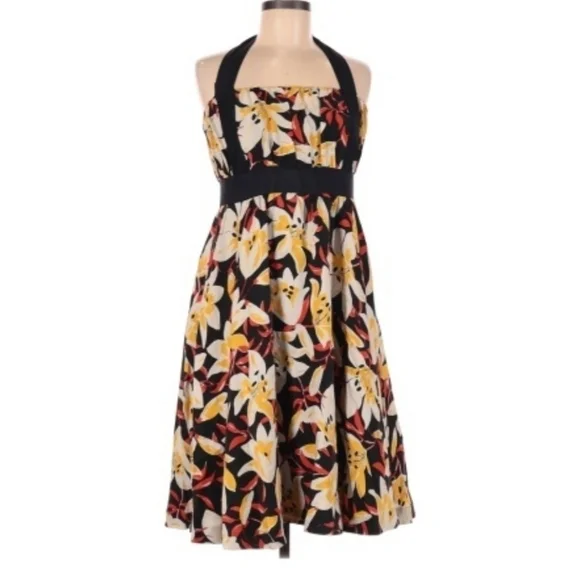 Moulinette Soeurs Mayflower Lily silk dress 8 - Picture 3 of 8